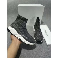 Balenciaga Speed Trainer Black Glitter