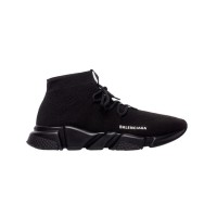 Balenciaga Speed Trainer Lace Up Black