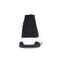 Balenciaga Speed Trainer Lace Up Black White