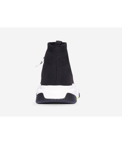 Balenciaga Speed Trainer Lace Up Black Yellow