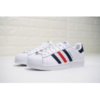 Adidas Superstar Bianca Blu e Rosso