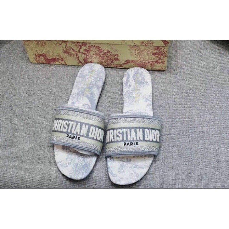 Dior Mule Dway Grey Stamped