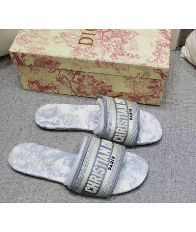 Dior Mule Dway Grey Stamped