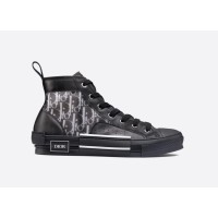 High Dior Oblique B23 Black Leather