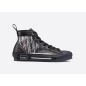High Dior Oblique B23 Black Leather