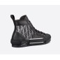 High Dior Oblique B23 Black Leather