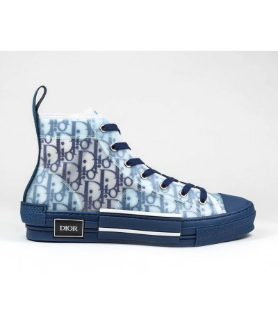 High Dior Oblique B23 Blue Navy