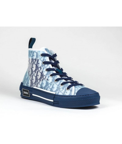 High Dior Oblique B23 Blue Navy