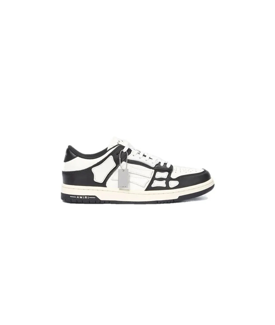 Amiri Skel Top Low Black White