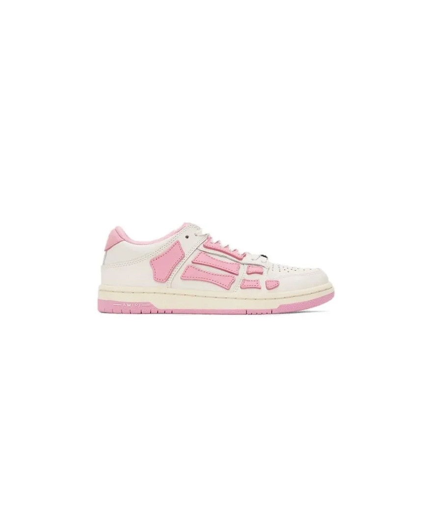 Amiri Skel Top Low White Pink