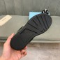 Lanvin Curb Lace-Up Sneakers Black Blue White