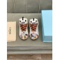 Lanvin Curb Lace-Up Sneakers Painted