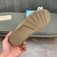 Lanvin Curb Lace-Up Sneakers Painted