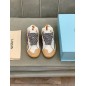 Lanvin Curb Lace-Up Sneakers White