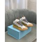 Lanvin Curb Lace-Up Sneakers White