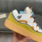 Lanvin Curb Lace-Up Sneakers White