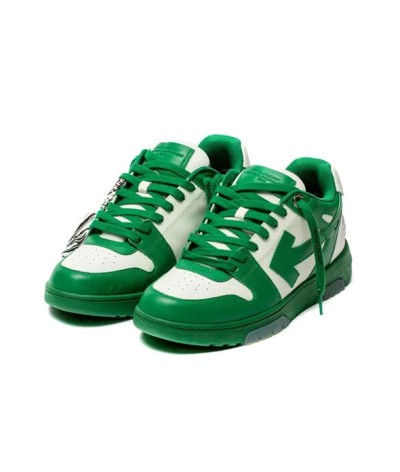 Off-White OOO Low-Top Sneakers Dirty White Green