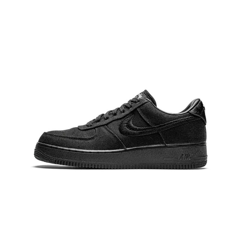 Nike Air Force 1 Low Stussy Triple Black Nike Air Force 1 Low Stussy Triple Black