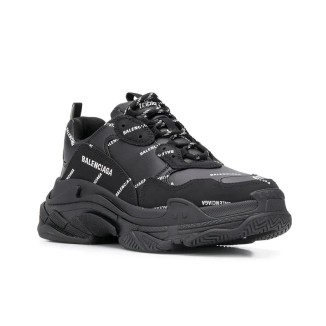 Balenciaga Triple S Black Logo