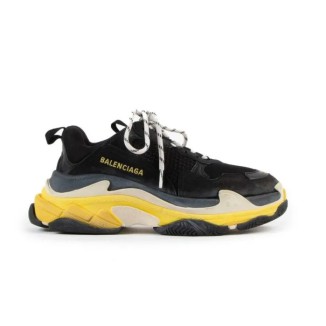 Balenciaga Triple S Black Yellow