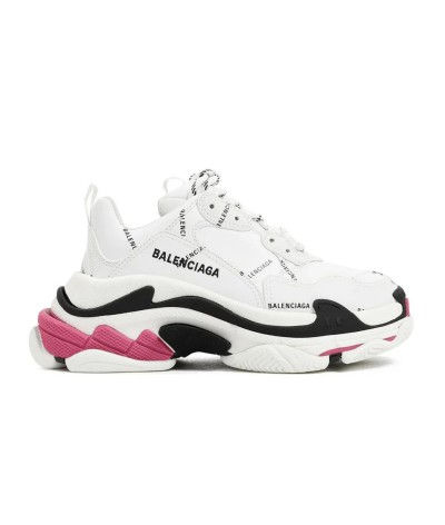 Balenciaga Triple S White Black Pink