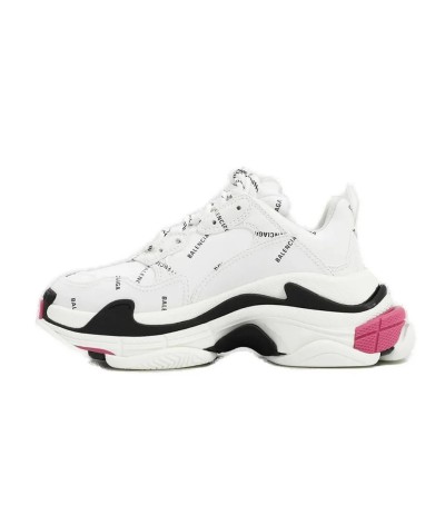 Balenciaga Triple S White Black Pink