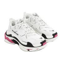 Balenciaga Triple S White Black Pink