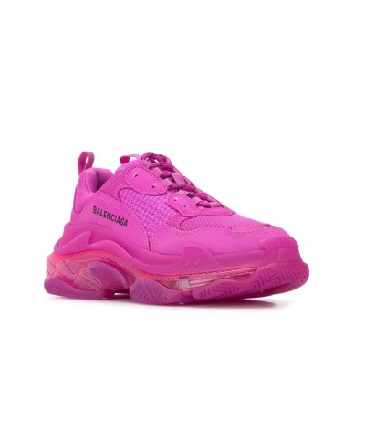 Balenciaga Triple S Clear Sole Fucsia