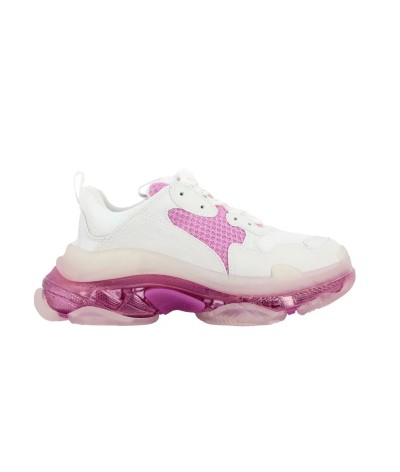 Balenciaga Triple S Clear Sole White Pink