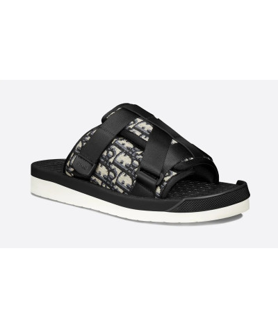 Dior Alpha Slide Beige Black