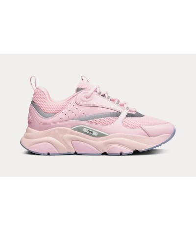 Dior B22 Pink Technical Mesh Pink Silver