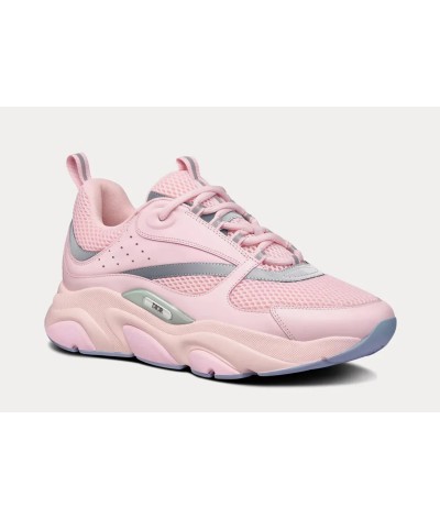 Dior B22 Pink Technical Mesh Pink Silver