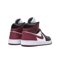 Nike Air Jordan 1 MID Black Beetroot