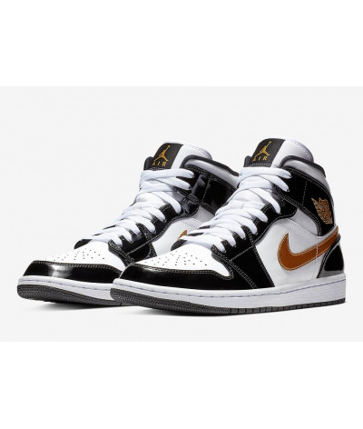 Nike Air Jordan 1 MID Black Gold