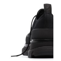 Alexander McQueen Tread Slick Lace Up Black