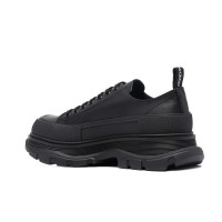 Alexander McQueen Tread Slick Lace Up Graffiti Black