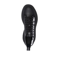 Alexander McQueen Tread Slick Lace Up Graffiti Black