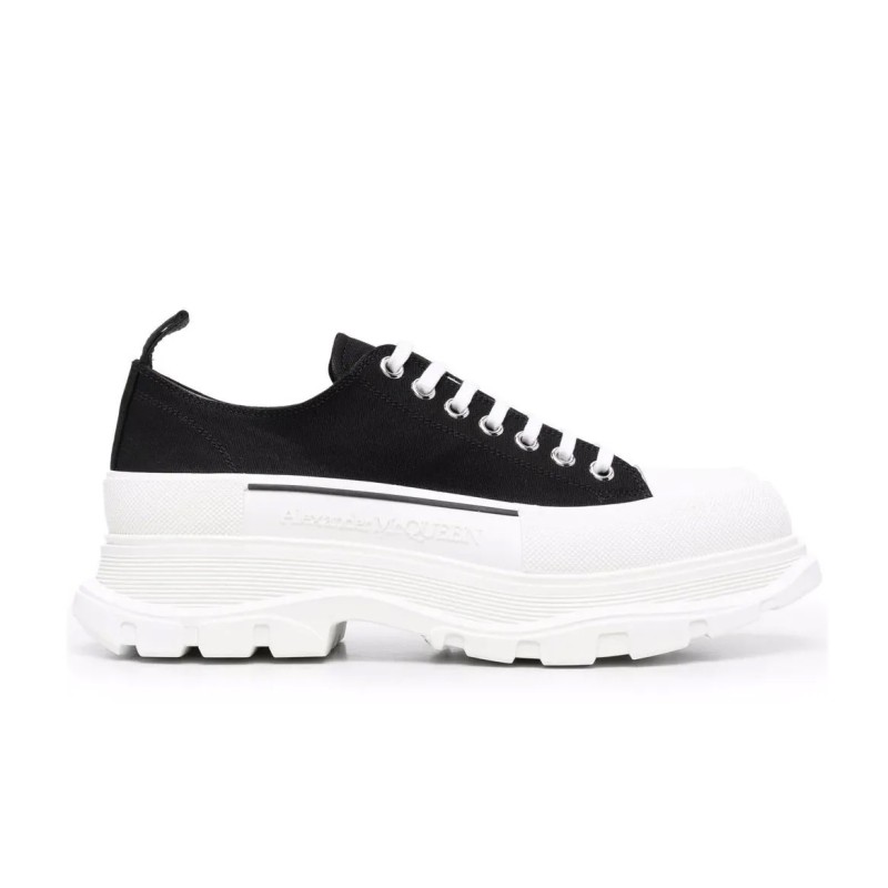 Alexander McQueen Tread Slick Lace Up White Black Alexander McQueen Tread Slick Lace Up White Black
