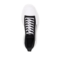 Alexander McQueen Tread Slick Lace Up White Black