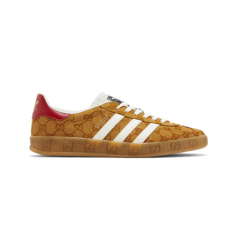 Adidas X Gucci Gazelle Beige Brown