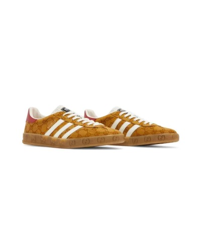 Adidas X Gucci Gazelle Beige Brown