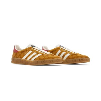 Adidas X Gucci Gazelle Beige Brown