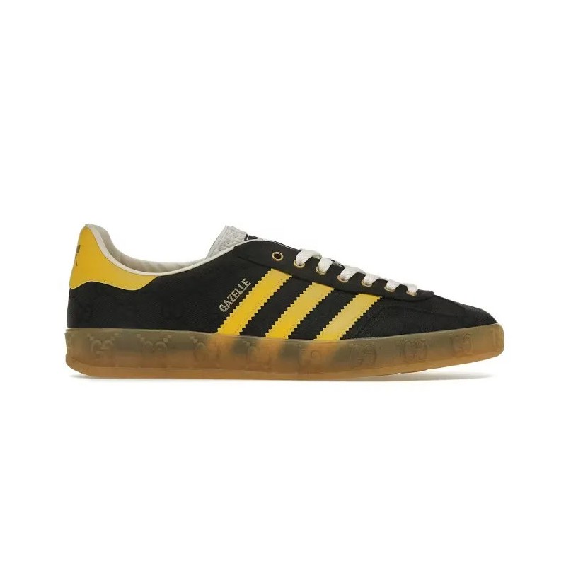 Adidas X Gucci Gazelle Black Monogram