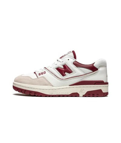 New Balance 550 Sea Salt Burgundy