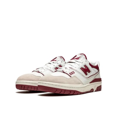 New Balance 550 Sea Salt Burgundy