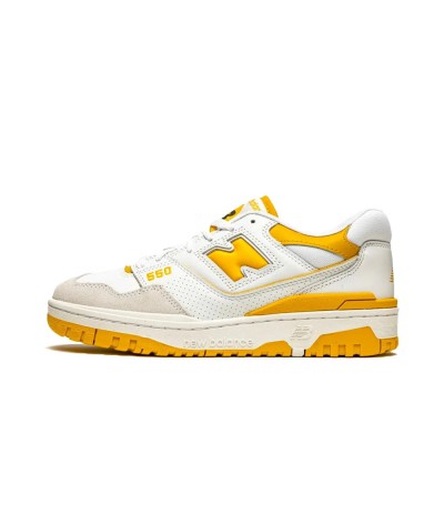 New Balance 550 Sea Salt Varsity Gold
