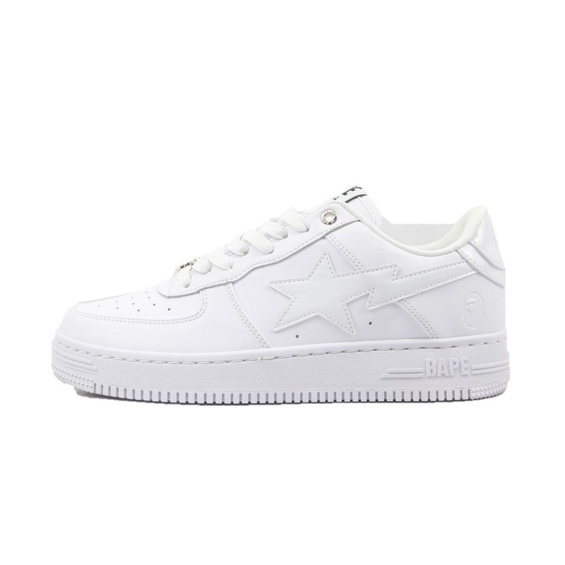 Bape STA Low White Bape STA Low White