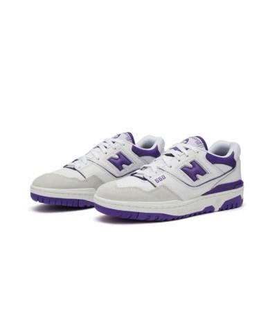 New Balance 550 White Purple
