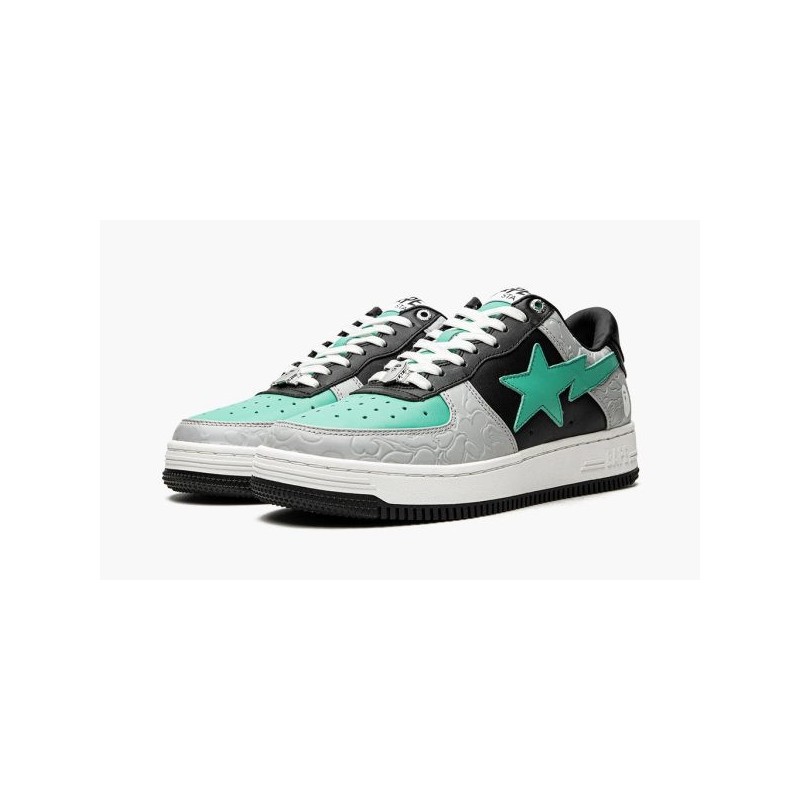Bape STA Low Grey Black Bape STA Low Grey Black