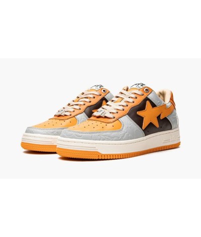 Bape STA Low Grey Orange